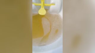 Urine Fetish Princess Potty Training Boy Urinal Toy Aim Play!: Girl Stands to Pee Foamy Yellow Piss