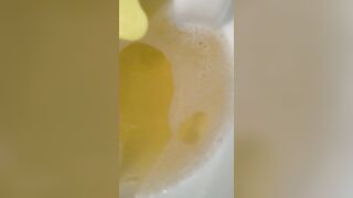 Urine Fetish Princess Potty Training Boy Urinal Toy Aim Play!: Girl Stands to Pee Foamy Yellow Piss