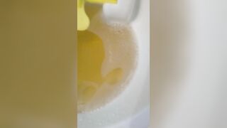 Urine Fetish Princess Potty Training Boy Urinal Toy Aim Play!: Girl Stands to Pee Foamy Yellow Piss