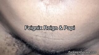 Tribbing and sucking papi  (ebony stud)