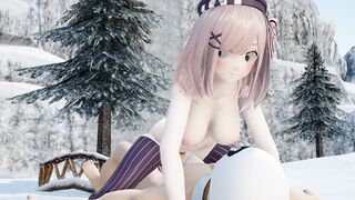 3D Hentai Animation Cowgirl Teen Student Intense Sex Hot Delicious Fuck Tight Pussy