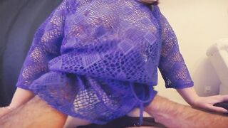 Perfect ass lapdance ends with cocksucking!