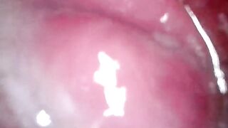 inside my cum filled pussy