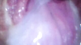 inside my cum filled pussy