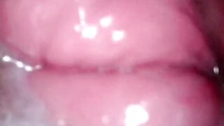 inside my cum filled pussy