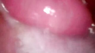 inside my cum filled pussy