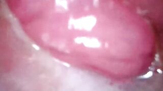 inside my cum filled pussy