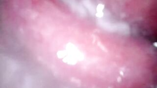 inside my cum filled pussy