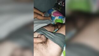 Fucks her pussy and finishes quickly