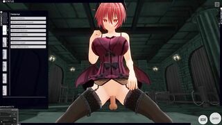 3D HENTAI POV devil girl saddled your cock and took a creampie in her pussy