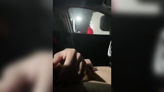車オナニー見られて興奮してもっとシコシコ