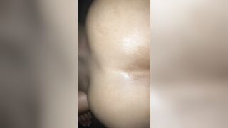 BWC barely fits in Ebony fuckholes