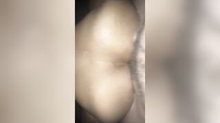 BWC barely fits in Ebony fuckholes