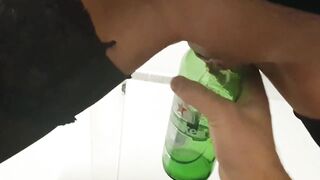 Bitch fuck beer. ALL BEER INSIDE HER PUSSY!!!