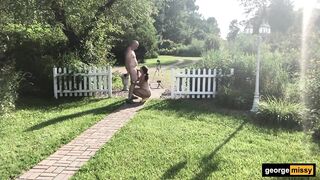 Dick Sucking Outdoors - Real Married Couple Missy and George