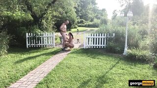 Dick Sucking Outdoors - Real Married Couple Missy and George