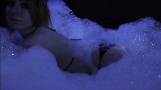 Soapy Hot Tub Strip Tease