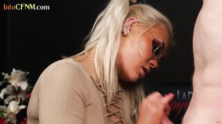 CFNM job searching bitch sucks boss on 1st office interview
