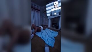 My Gf dancing and teasing me and our guest