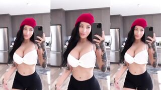 STEP SISTER SHOWS HER ANIME TITS TO HER AND GETS FUCKED