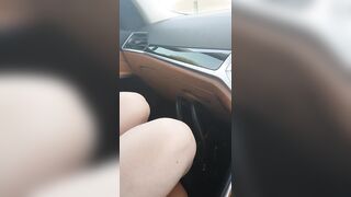 Step mom pulled down mini dress get fucked in the car by step son