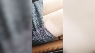 Step mom pulled down mini dress get fucked in the car by step son