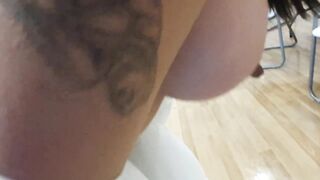 stepmother fuck stepson & wear sexy dress with stockings