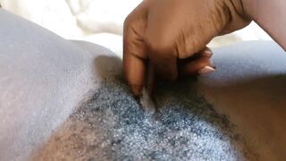 BLACK hairyp**sy I love masturbation