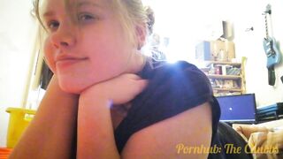 Cute chubby blonde amateur babe from germany