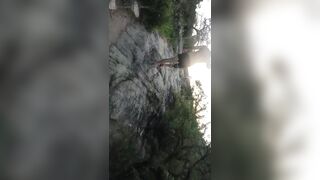 I meet a hot blonde at the river and end up fucking her