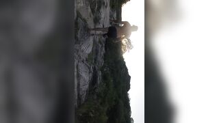 I meet a hot blonde at the river and end up fucking her