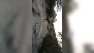 I meet a hot blonde at the river and end up fucking her