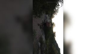 I meet a hot blonde at the river and end up fucking her