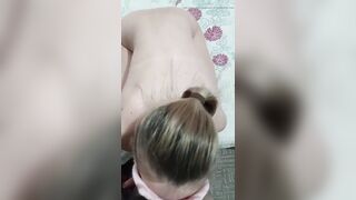 Amateur girl from street, fucking with rail workers