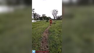 Devska walks naked in paradise pt1