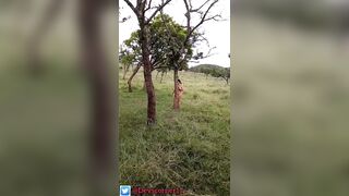 Devska walks naked in paradise pt1