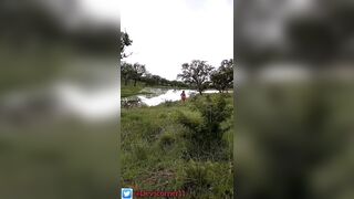 Devska walks naked in paradise pt1