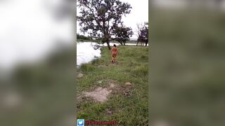 Devska walks naked in paradise pt1