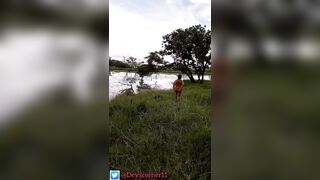 Devska walks naked in paradise pt1