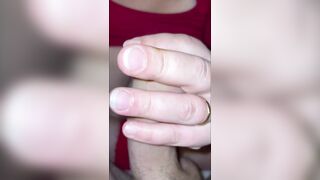 Big woman masses and sucks a beautiful dick and shows her big pussy