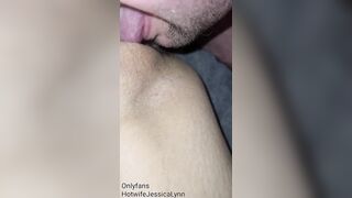 Husband must clean his creampie from wife