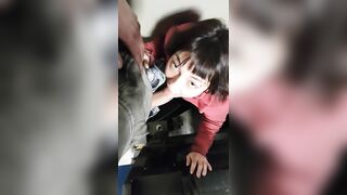 Nothing beats a blowjob at work pixie gets caught blowing the boss