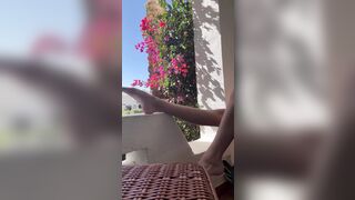 hot long toes ballerina's legs