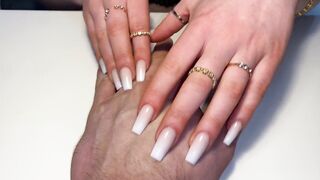 Mistress Nasty Scratches The Hand From Her Slave I MyNastyFantasy