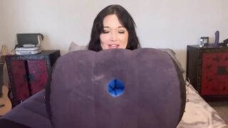 Sex Toy Testing and Review BBW Rides Pillow Humping