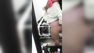 horny stepmother records herself masturbating and