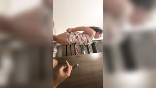 my mother in law undresses and rides my dick