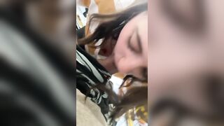 PAWG sucks my dick