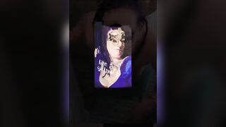 BBW MILF Fucked doggy on chair slow motion