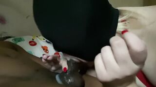 Sucking black pipe on women’s day…it naturally (OF for full vid)